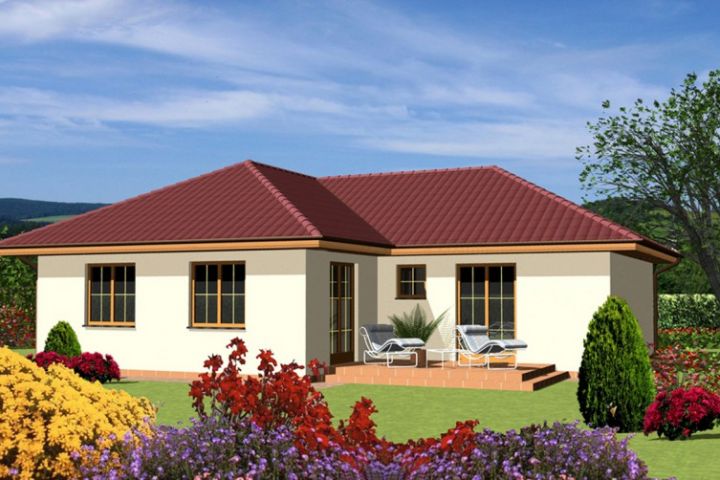 bungalov tvaru L
