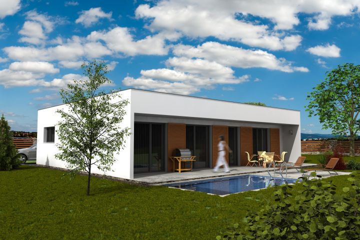 bungalov s plochou střechou 5