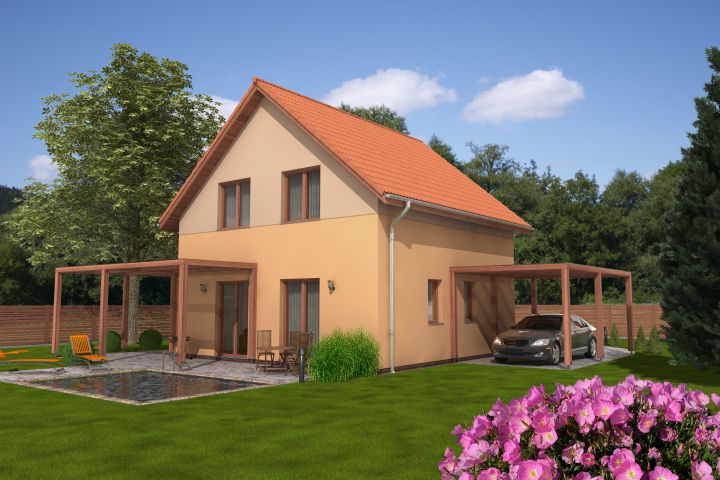 rodinný dům s podkrovím